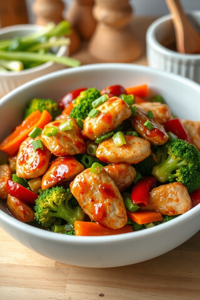 chicken and broccoli stir fry