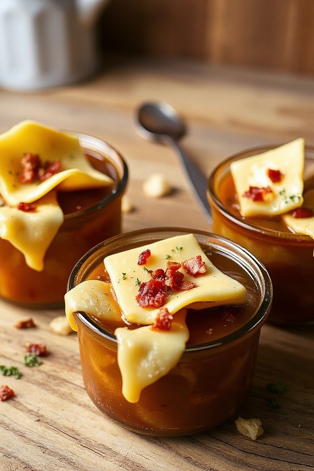 comforting caramelized onion soup