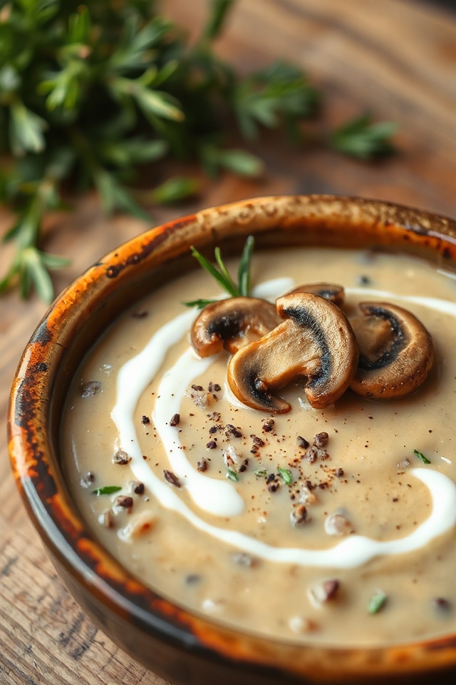 comforting wild rice soup