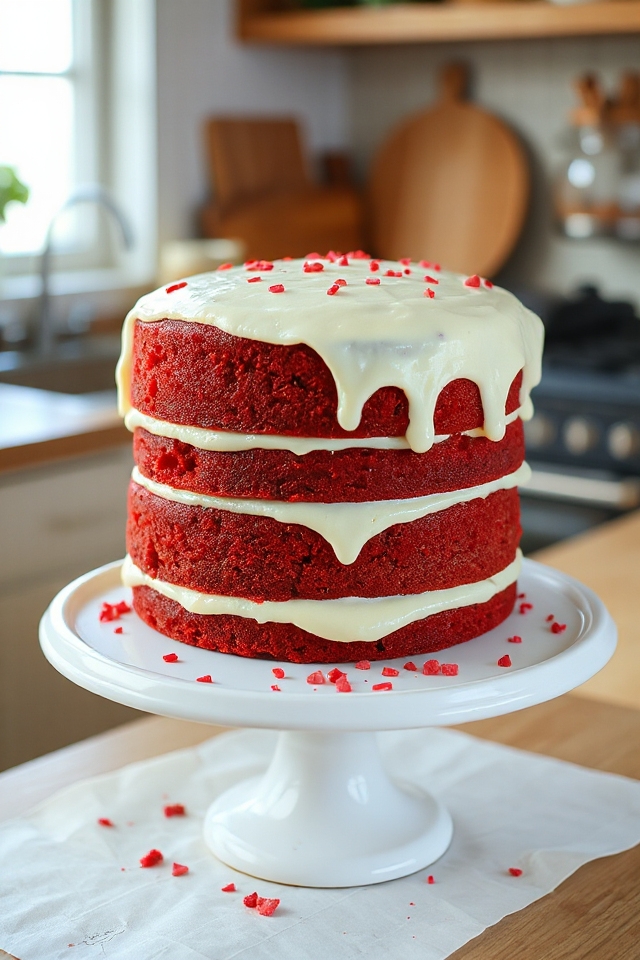 delicious red velvet cake