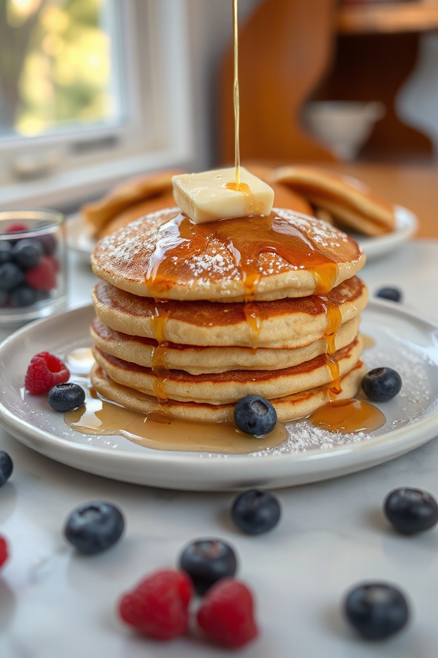 fluffy american kitchen pancakes