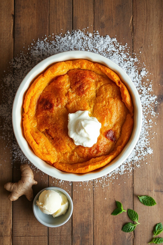 ginger sweet potato pudding recipe