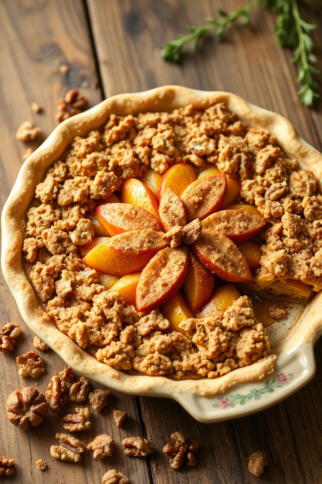 gingersnap crust apple pie