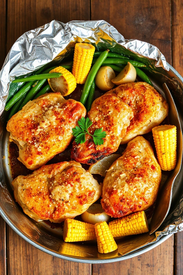 parmesan chicken with vegetables