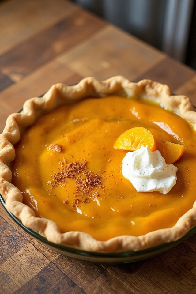persimmon pie baking instructions