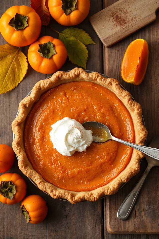 persimmon pulp pie recipe
