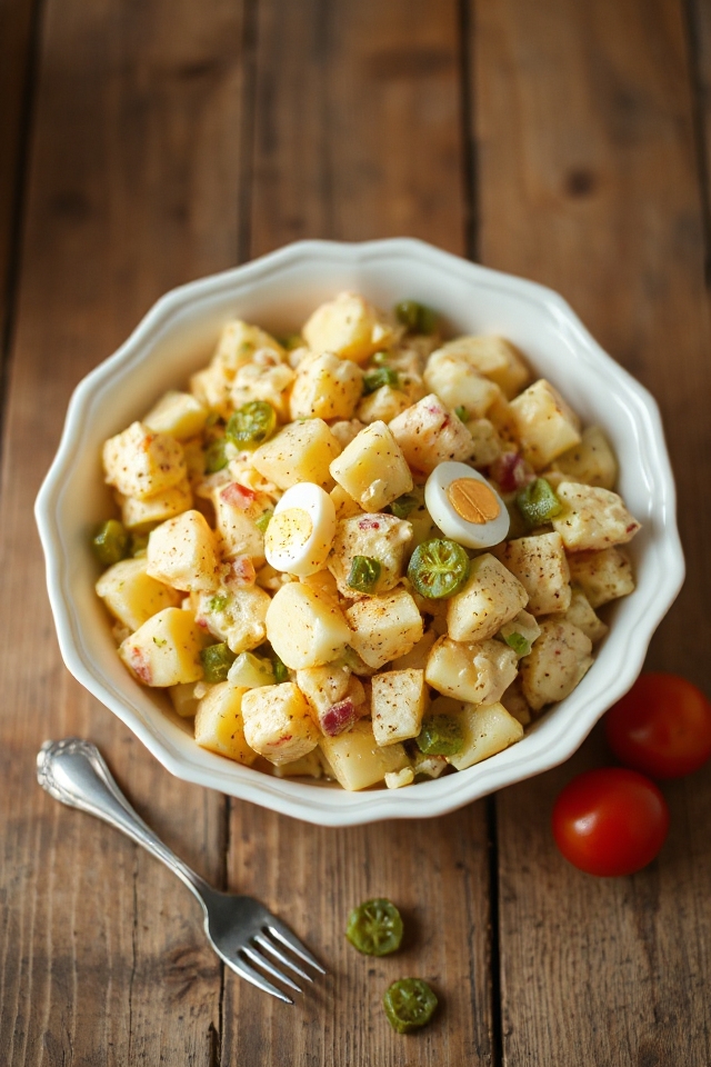 sweet pickles potato salad