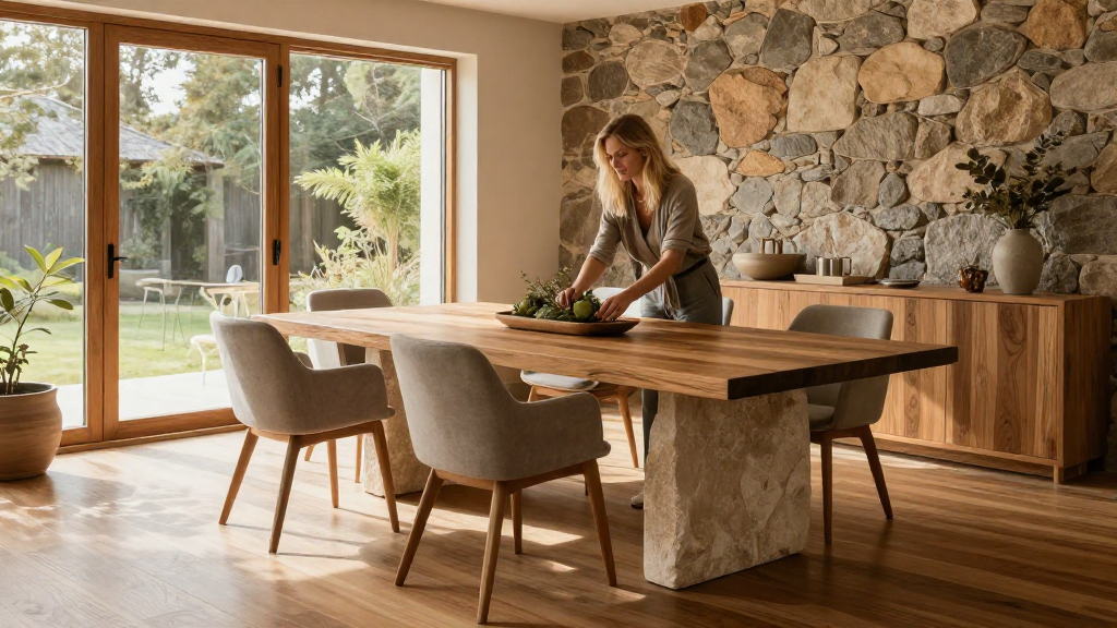 How to Combine Wood and Stone in Interior Design