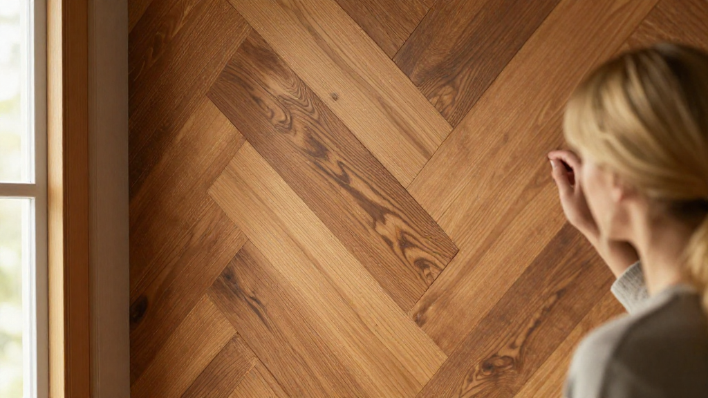 How to Add a Herringbone Pattern in Rustic Style