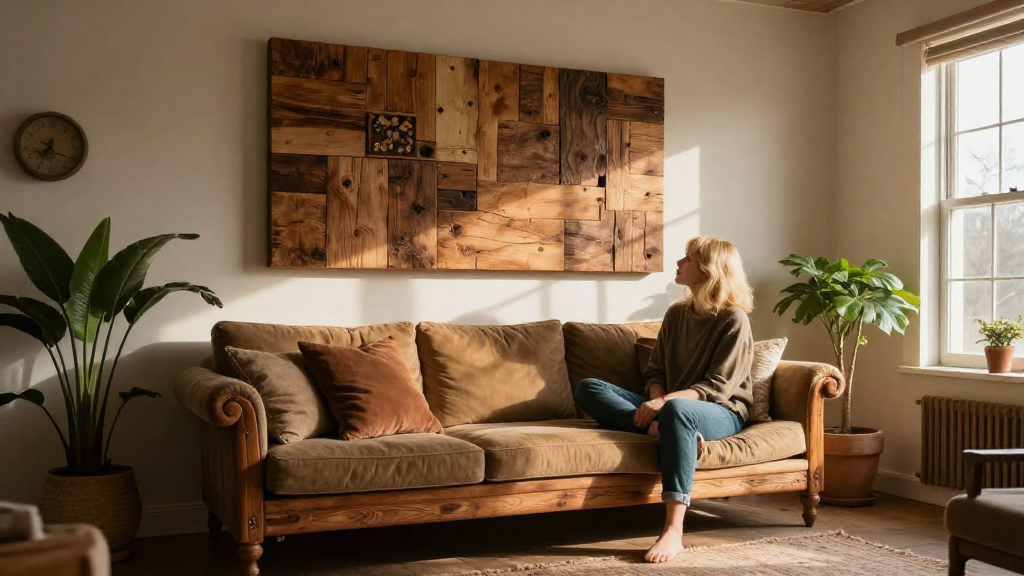 How to Decorate with Rustic Wooden Art: Rustic Wood Art Ideas