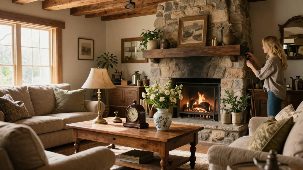 How to Decorate with Antiques in a Rustic Home