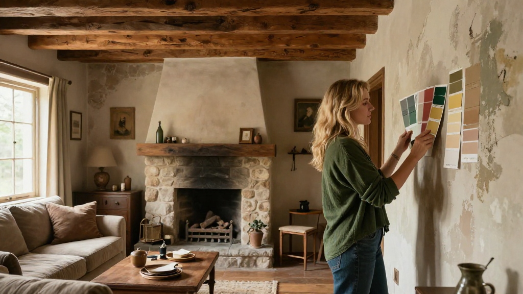 How to Pick Paint Colors for Rustic Interiors