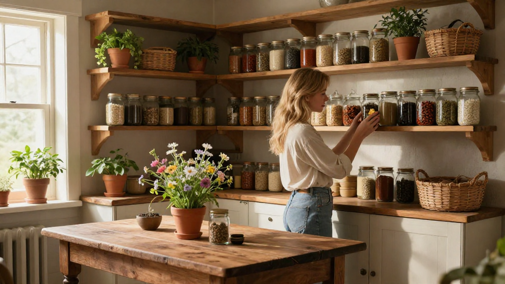 How to Style a Rustic Pantry